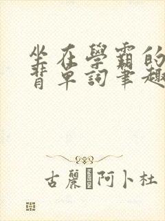 坐在学霸的鸡上背单词笔趣阁