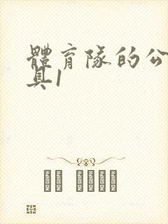 体育队的公用玩具1