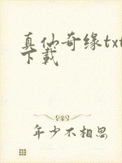 真仙奇缘txt下载
