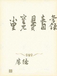 小宝贝来爹地怀里免费目录