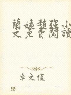 兰姨赵强小说全文免费阅读