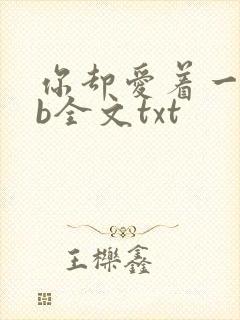 你却爱着一个sb全文txt