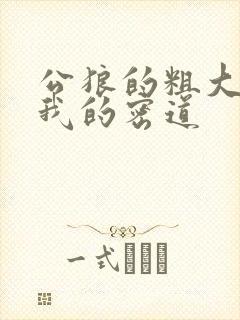 公狼的粗大挺进我的密道