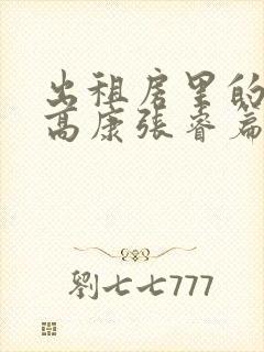 出租房里的交互高康张睿篇