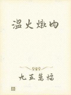 温火炖肉