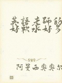 英语老师的兔子好软水好多
