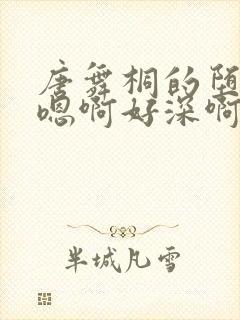 唐舞桐的堕落H嗯啊好深啊