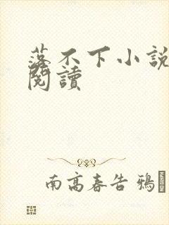 落不下小说免费阅读