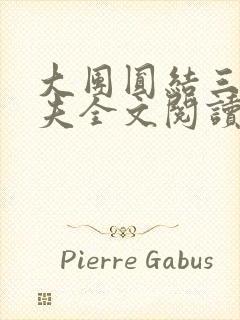 大团圆结三女一夫全文阅读