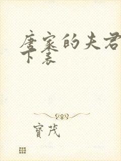 唐家的夫君们帘下衾