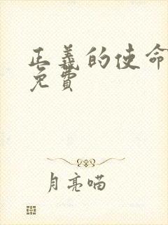 正义的使命全文免费