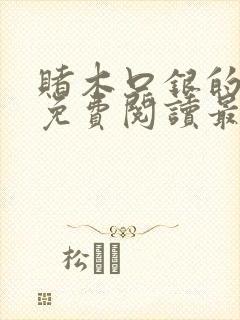 赌木口银的小说免费阅读最新