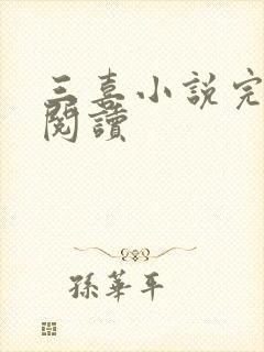 三喜小说完整版阅读