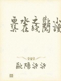 鱼水之欢小说全集在线阅读