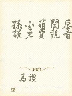 孙小萌闫辰的小说免费观看