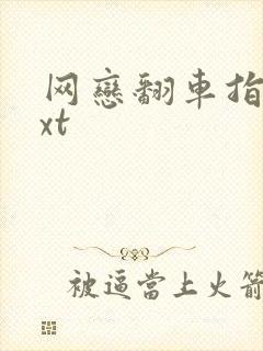 网恋翻车指南txt