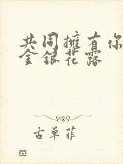 共同拥有你by金银花露