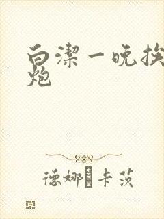 白洁一晚挨十二炮