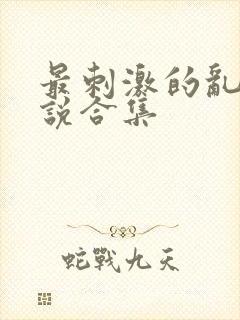 最刺激的乱惀小说合集