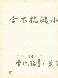 合不拢腿小说