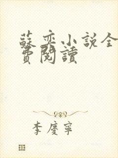 苏奕小说全文免费阅读