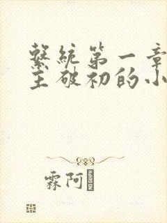 系统第一章给宿主破初的小说