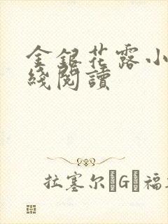 金银花露小说在线阅读