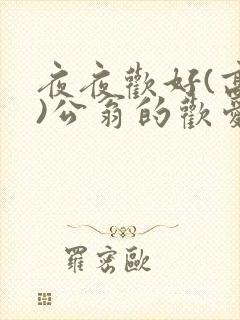 夜夜欢好(高h)公翁的欢爱
