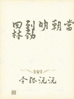 回到明朝当王爷林劲