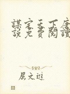 谋定天下唐诚小说免费阅读