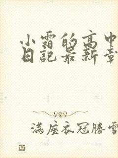 小霜的高中成长日记最新章节