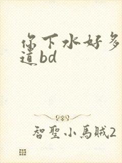 你下水好多下水道bd