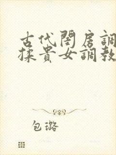 古代闺房调教h揉贵女调教记