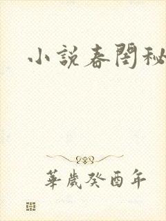 小说春闺秘史