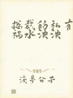 总裁的私有宝贝祸水泱泱