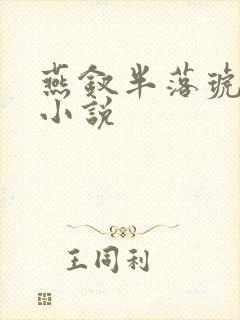 燕钗半落琥珀糖小说