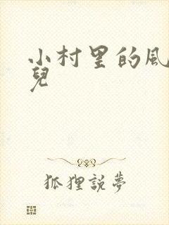 小村里的风流事儿封面