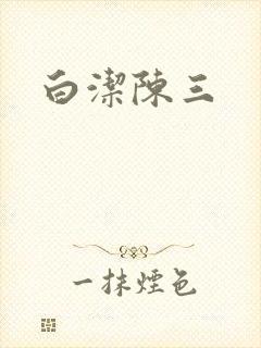 白洁陈三