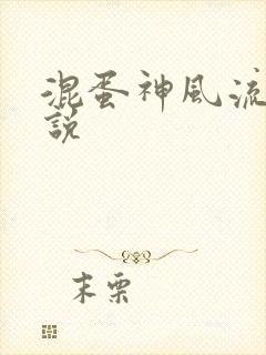 混蛋神风流史小说