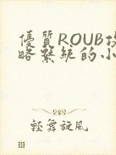 优质ROUB攻略系统的小说最新章节