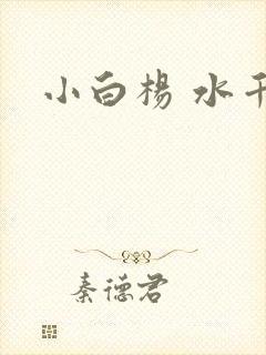 小白杨 水千丞