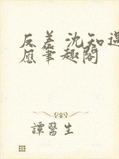 反差 沈知遇晏应笔趣阁