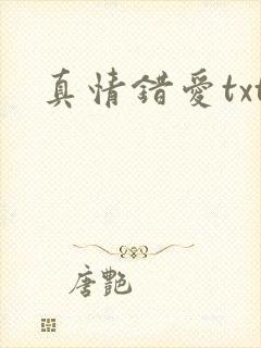 真情错爱txt