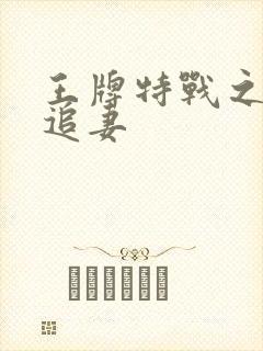 王牌特战之军少追妻