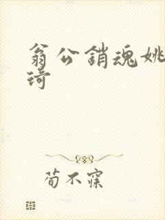 翁公销魂姚瑶琦琦