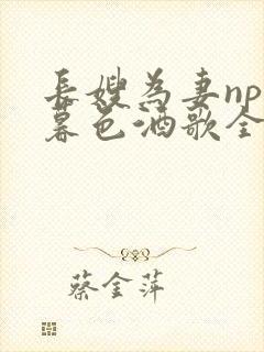 长嫂为妻npn暮色酒歌全文免费阅读笔趣阁