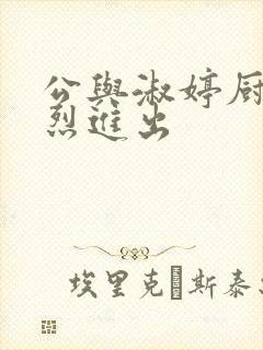 公与淑婷厨房猛烈进出