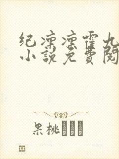 纪凛凛霍九霖的小说免费阅读在线