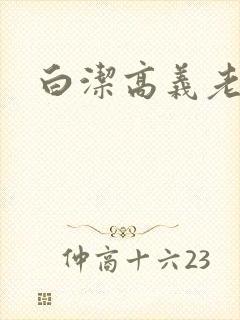 白洁高义老七
