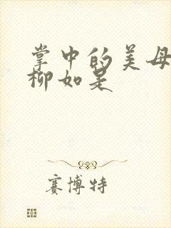 掌中的美母版主柳如是